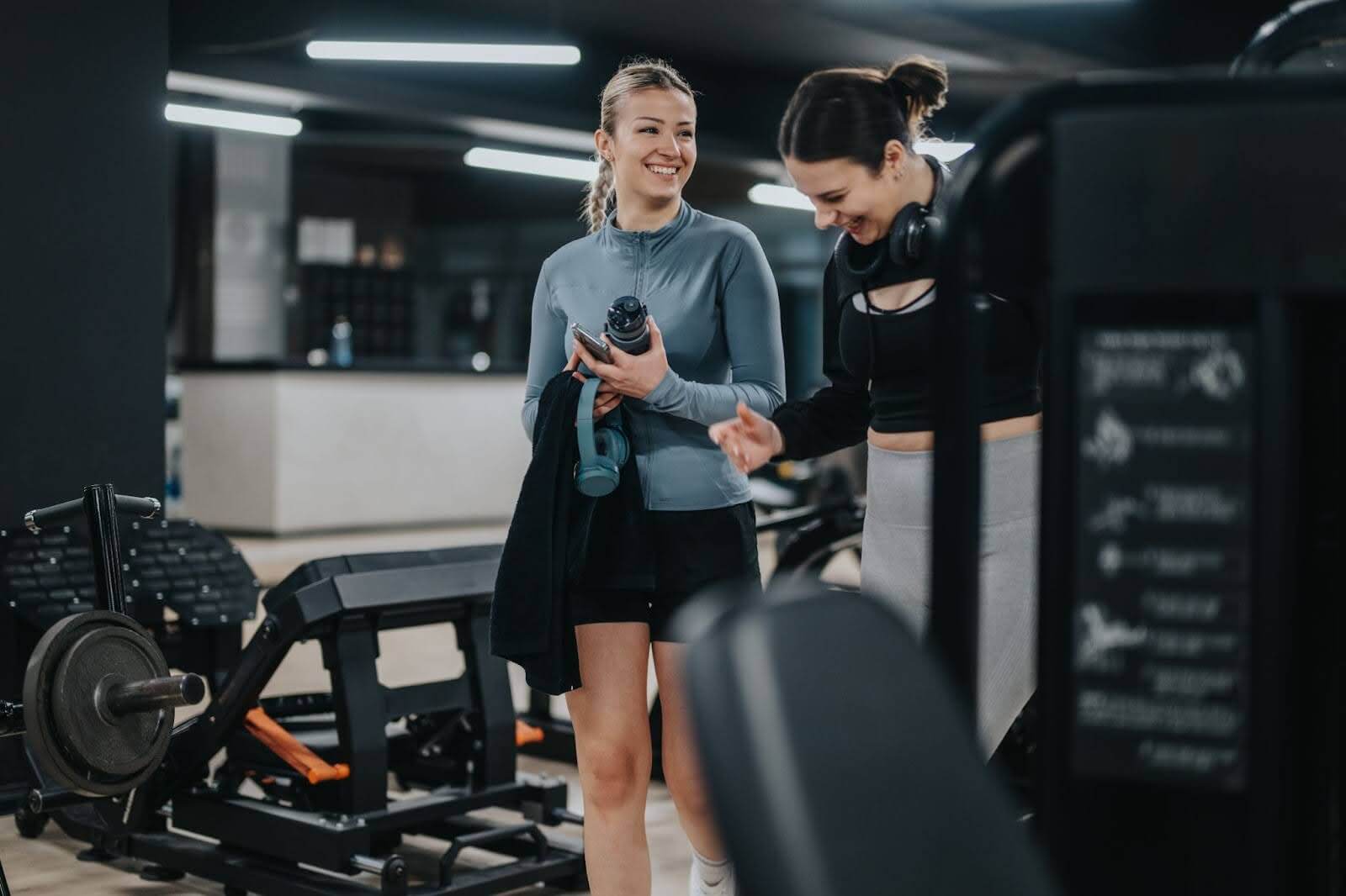 Gym training session